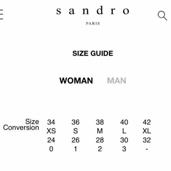 SANDRO Enor Eyelet-Detail A-Line Pointelle Mini Skirt In Purple Blue Size Small - Picture 8 of 8